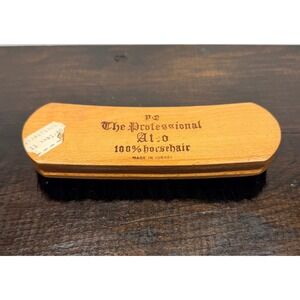 The Professional Atco P2 100% Horsehair Shoe Shine Brush Wood Handle Israel